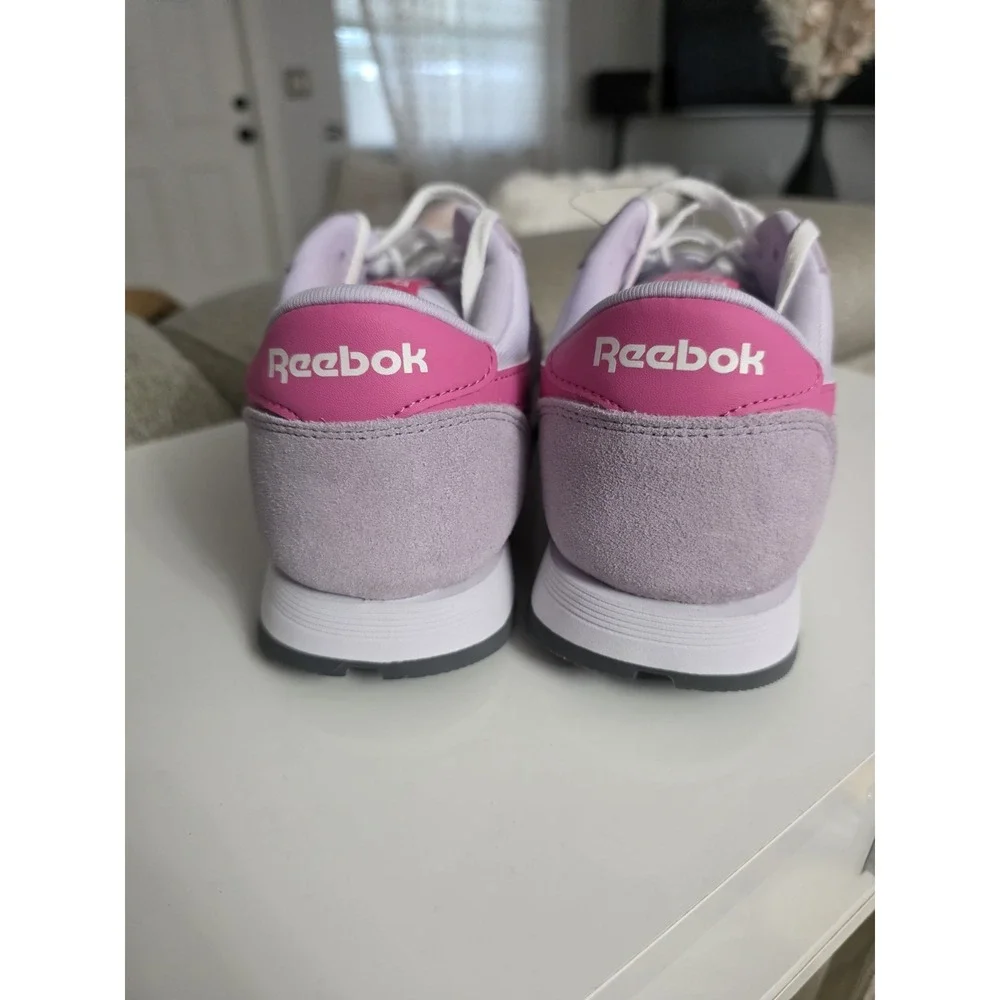 REEBOK CLASSIC KIDS  Sneakers CL Nylon‎ Running/course 100209679 Sz 6.5 Pink